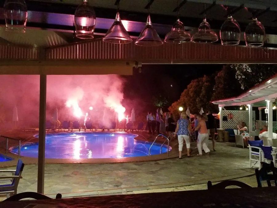 Greek-night entertainment at Edem