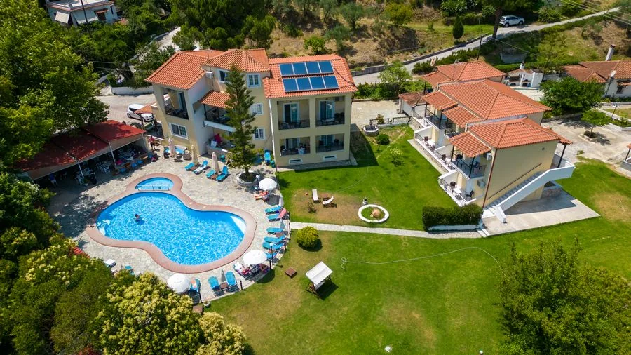 Aerial view of the Edem property