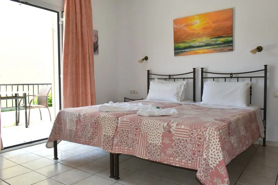 Double studio with terrace access